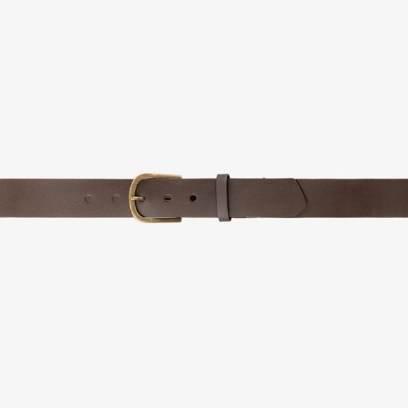 Travis Mathew Jinx 2.0 Leather Belt Dark Brown - Picture 2 of 5